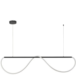 Lampa wisząca do salonu led 36W Meleca M 1xLED LP-2345/1P M BK CCT