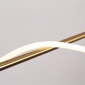 Lampa wisząca złota do salonu Meleca S 1xLED 24W  LP-2345/1P S