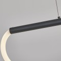 Lampa wisząca czarna do salonu  Meleca S 1xLED 24W  LP-2345/1P S BK