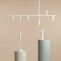Lampa wisząca nad stół TREVO 6 ALL WHITE 1104K Aldex