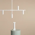 Lampa wisząca nad stół TREVO 6 ALL WHITE 1104K Aldex