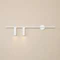 Lampa ścienna, kinkiet biały TREVO WALL 2 ALL WHITE (left) 1104DAldex