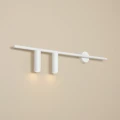 Lampa ścienna, kinkiet biały TREVO WALL 2 ALL WHITE (left) 1104DAldex