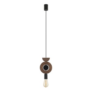 Lampa wisząca do salonu DROPS WOOD D 1XE27 Nowodvorski 11176