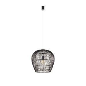 Lampa wisząca czarny bambus HAITI BLACK S Nowodvorski 11166