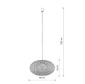 Lampa wisząca RATTAN M  NOWODVORSKI 11154