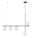 Lampa wisząca z mlecznymi 5 kloszami kulami SILIA 5 SIGMA 33694