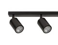 Lampa natynkowa czarne reflektory sufitowe na szynie ZOOM 5 SIGMA 33313