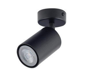Kinkiet, GU10 spot sufitowy czarny z ruchomym 1 kloszem ZOOM 1 33309