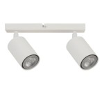 Lampa natynkowa 2 białe reflektory sufitowe na szynie ZOOM 2 SIGMA 33315