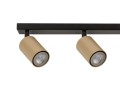 Lampa natynkowa 3 czarno/złote spoty reflektory sufitowe na szynie ZOOM 3 SIGMA 33321