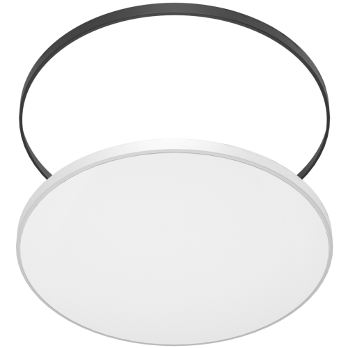 Plafon LED 32W do łazienki IKA 38 IP54 biało-czarny 4000K1065 BROSLINE