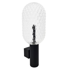 Lampa ścienna kinkiet TANPO I K- czarny 4008 