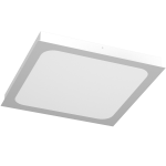 Plafon LED HIKA 36W BIAŁA struktura 3000K 40cmx40cm 1054 