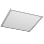 Plafon LED HIKA 60W  BIAŁA struktura 3000K 60cmx60cm 1058 