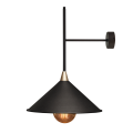 Kinkiet Merto to stal lakierowana na czarno w lampie ściennej  4019 