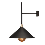 Kinkiet Merto to stal lakierowana na czarno w lampie ściennej  4019 