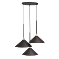 Lampa wisząca Merto 3 czarna do salonu 5066 