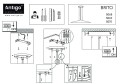 Lampa wisząca do salonu  Brito- platyna ø  94 cm 5069 