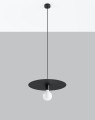 Lampa wisząca FLAVIO czarna na E27 do salonu SL.0853 SOLLUX LIGHTING