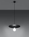 Lampa wisząca FLAVIO czarna na E27 do salonu SL.0853 SOLLUX LIGHTING