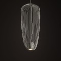 Lampa wisząca na GU10 PUMPKIN S SILK GRAY 11242 NOWODVORSKI