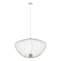 Lampa wisząca GU10 do salonu PUMPKIN L SILK GRAY  11251 NOWODVORSKI