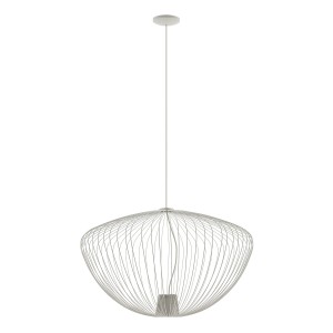 Lampa wisząca GU10 do salonu PUMPKIN L SILK GRAY  11251 NOWODVORSKI