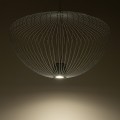 Lampa wisząca GU10 do salonu PUMPKIN L SILK GRAY  11251 NOWODVORSKI