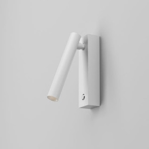 Lampa z wyłącznikiem do sypialni PET micro R switch LED M927 32° kinkiet biały 26508-M927-F3-00-13 AQFORM