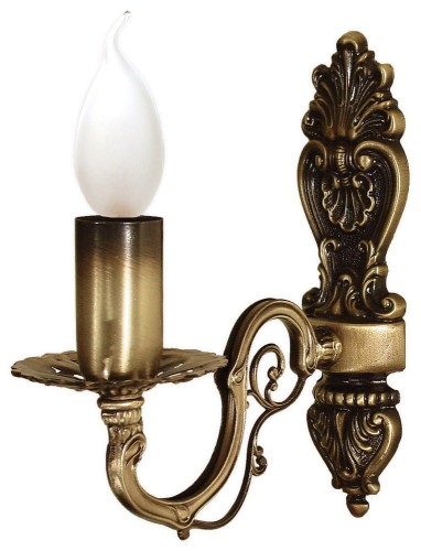 Lampa ścienna Antares kinkiet 1 - punktowy - patyna O1310/K1 LEMIR