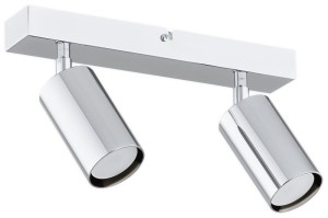 Lampa natynkowa Idun spot 2-punktowy - chrom O3152 P2 CH LEMIR