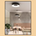 Lampa plafon MAXI RING dot LED M930 Phase-Control natynkowy czarny-złoty 47027-M930-DG-PH-12 Aqform