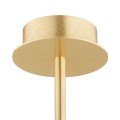 ARGON lampa wisząca żyrandol mosiądz szkło ryflowane 62cm HAMPTON 2177 