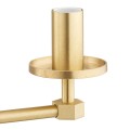 ARGON lampa wisząca żyrandol mosiądz szkło ryflowane 62cm HAMPTON 2177 