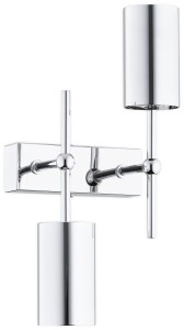 Lampa Frigga kinkiet zygzak 2-punktowy - chrom O3142 K2 CH Lemir