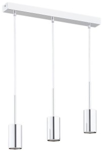 Lampa wisząca Frigga listwa 3-punktowa - chrom O3147 W3 CH Lemir