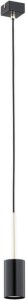 Lampa wiszaca Frigga zwis na podsufitce kostka 1-punktowy - czarny połysk + złoty O3144 W1 CZA Lemir