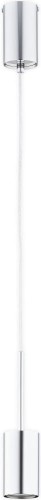Lampa wisząca Frigga zwis na podsufitce walec 1-punktowy - chrom O3145 W1 CH Lemir