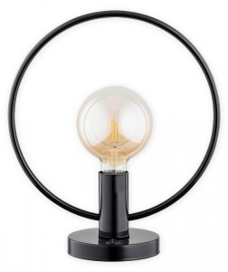 Lampa Tezor lampka stołowa 1-punktowa - czarny połysk O2958 L1 CZA Lemir