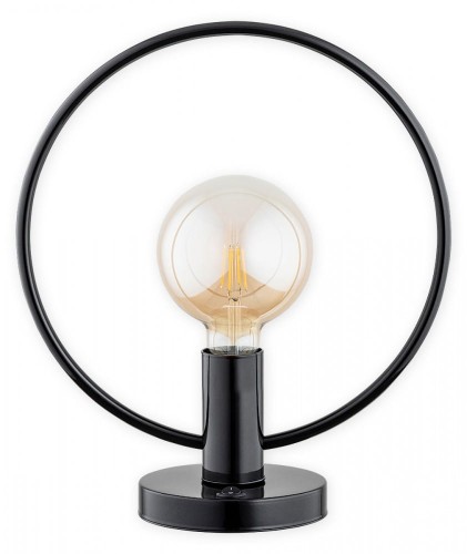 Lampa Tezor lampka stołowa 1-punktowa - czarny połysk O2958 L1 CZA Lemir