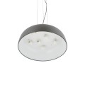 Lampa wisząca 7XE27 SATELLITE M UMBRA GRAY zwis 11232