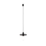 IKEDA E27 lampa wisząca czarna  7982  