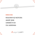 Kinkiet biały nad obraz 40 cm Miriam 8595