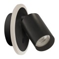 Kinkiet, reflektorek Spot Parma 1 1xGU10 + 1xLED CCT czarny LP-0612/1WS BK