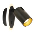 Kinkiet, reflektorek Spot Parma 1 1xGU10 + 1xLED CCT czarny LP-0612/1WS BK