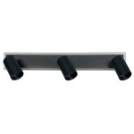 Lampa na listwie Spot Parma 3 3xGU10 + 1xLED CCT czarny LP-0612/3WS BK