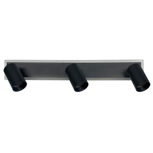 Lampa na listwie Spot Parma 3 3xGU10 + 1xLED CCT czarny LP-0612/3WS BK