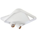 Lampa sufitowa Plafon Parma 2 2xGU10 + 1xLED CCT biały kwadrat LP-0612/2C Square WH