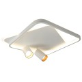 Lampa sufitowa Plafon Parma 2 2xGU10 + 1xLED CCT biały kwadrat LP-0612/2C Square WH